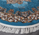 Zomorod 25050 Blue Round Traditional Rug - Quality Rugs and Furniture
