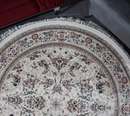 Zomorod 37001 Cream Round Traditional Rug - Quality Rugs and Furniture