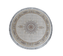 Zomorod 37006 Beige Round Traditional Rug - Quality Rugs and Furniture